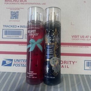 Bath and body works sweet sugar & frosted coconut snow ball body